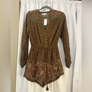 Olive Green Olivaceous Romper